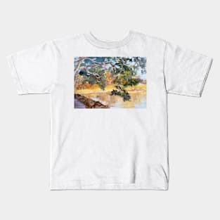 Lake Cathie, early morning Kids T-Shirt